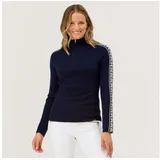 KRIMSON KLOVER Strickpullover Slalom Zip Neck Blau S