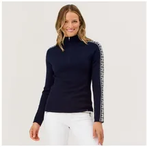KRIMSON KLOVER Strickpullover Slalom Zip Neck Blau S