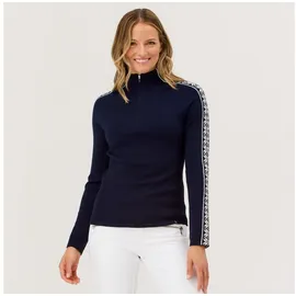 KRIMSON KLOVER Strickpullover Slalom Zip Neck Blau S