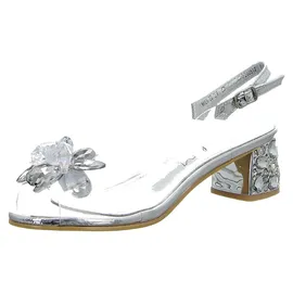 LAURA VITA Damen Sandalen #SeoVarYear# für Damen, silber, 40 EU