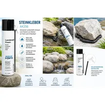 AquaForte Aquarien-Substrat Aquaforte Steinkleber Bachlaufsteinkleber Teichbau Teichrandgestaltung
