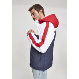 URBAN CLASSICS 3-tone Padded Kapuzenpullover White / Black / Black M