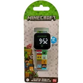 Minecraft Elements digitale LED-Uhr für Kinder