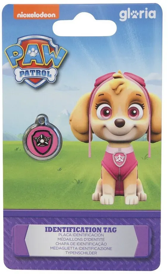 Identifikationsschild für Halsband The Paw Patrol Skye S