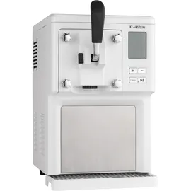 Klarstein Sweet Sundae Eiscrememaschine, Kompressor, 1,5l Edelstahl, weiß