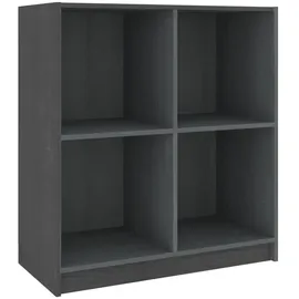 vidaXL Sideboard Grau 70x33x76 cm Massivholz Kiefer