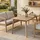 Idimex YAPA Loungeset aus massivem Akazienholz 4-tlg. Natur/Beige