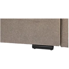 ti'me Ecksofa, Grau, Textil, 3-Sitzer, Füllung: Schaumstoff, Ottomane rechts, seitenverkehrt montierbar, L-Form, 223x148 cm, Rücken echt, Wohnzimmer, Sofas - Couches, Wohnlandschaften, Ecksofas