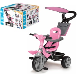 Feber - Baby Plus Music Pink, Rosa Dreirad für Jungen und Mädchen von 9 Monaten bis 3 Jahren (Famosa 800012132)
