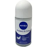 NIVEA Deodorant Damen Protect & Care Roll-On, 50 ml, 3 Stück