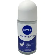 NIVEA Deodorant Damen Protect & Care Roll-On, 50 ml, 3 Stück