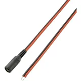 VOLTCRAFT Niedervolt-Anschlusskabel Niedervolt-Buchse Rot/Schwarz 93025c181