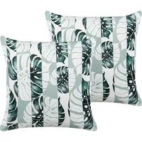 Beliani 2er-Set Gartenkissen TERMINI 45 x 45 cm