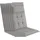 sunnypillow Hochlehner Auflage 120 x 50 x 9 cm grau 6 St.