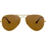 Ray-Ban Aviator Large Metal RB3025 001/33 58-14 polished gold/brown classic