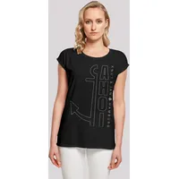 F4NT4STIC T-Shirt Ahoi Anker Outlines Knut & Jan Hamburg