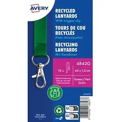 AVERY Zweckform Lanyards grün 10 St.