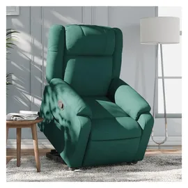 vidaXL Relaxsessel mit Aufstehhilfe Polyester 50 x 99 x 59,2 cm Dunkelgrün