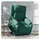 vidaXL Relaxsessel mit Aufstehhilfe Polyester 50 x 99 x 59,2 cm Dunkelgrün