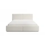 FEDVE Polsterbett Creme, Textil, 140x200 cm, Schlafzimmer, Betten, Polsterbetten