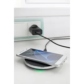 Intenso Wireless Charger BA1 Ladegerät Induktive Ladestation, Qi zertifiziert, schwarz