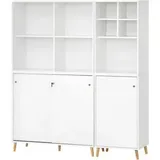 MÖBELPARTNER Regalschrank 500 151,05 x 41,0 x 168,7 cm Weiß