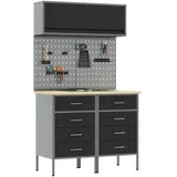 vidaXL, Werkstattschrank, Werkstatt-Schrank (55 cm, 200 cm)