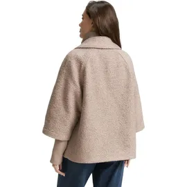 Tom Tailor Bouclé Cape Jacke im 2-in-1-Look - XL