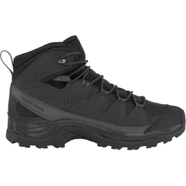 Salomon Wanderschuh SALOMON "QUEST ROVE Gore-Tex", Herren, Gr. 48, schwarz, Leder, Textil, Schuhe Wanderschuh, Wasserdicht