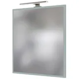 WELLTIME Spiegelpaneel "Matera", grün, B:60cm H:64cm T:2cm, Spanplatte, Spiegel