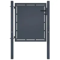 vidaXL Gartentor Stahl 100 x 75 cm anthrazit