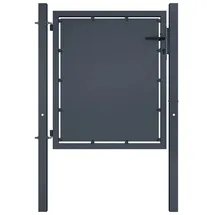 vidaXL Gartentor Stahl 100 x 75 cm anthrazit