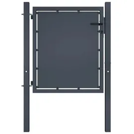 vidaXL Gartentor Stahl 100 x 75 cm anthrazit