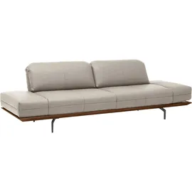 creation by rolf benz 3-Sitzer "CR.420, Designsofa, Loungesofa", beige (graubeige, natur), B:232cm H:117cm T:129cm, CREATION BY ROLF BENZ, Sofas, in 2 Qualitäten, Holzrahmen in Eiche Natur oder Nußbaum, Breite 232 cm