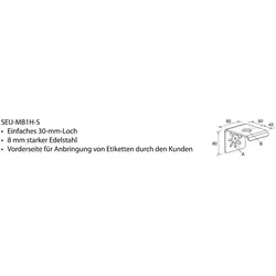 BERNSTEIN Befestigungswinkel SEU-MB1H-S