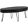 Wohnling Couchtisch Schwarz Mango 100 x 50 x 40 cm