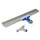 DEWEPRO Edelstahl Fassadenspachtel 600 x 50 mm – Flächenspachtel mit Aluprofil und 3-Komponenten-Softgriff – Breitspachtel zum Glätten, Verspachteln und Beschichten – inkl. Stielhalterung