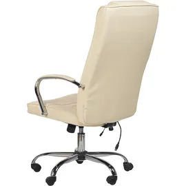 Beliani Chefsessel beige