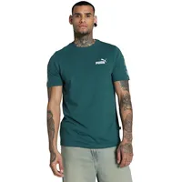 Puma Unisex Ess+ Tape Tee T-Shirts, Kaltgrün, L EU