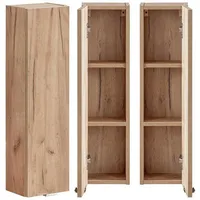 Lomadox Badezimmer Hängeschrank TOSKANA-56 in Wotaneiche Nb. B/H/T ca.