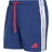 adidas 3-Streifen Badeshorts Blau M