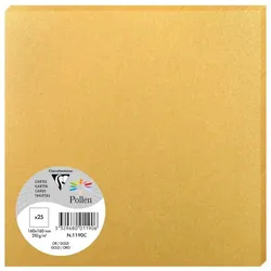 Pollen 250x Pollen, Karten 160x160 mm, 210g - Gold 1190C
