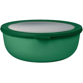 Mepal - Multi Bowl Cirqula Round - Vorratsdose mit Deckel - Geeignet als Luftdichte Aufbewahrungsbox für den Kühlschrank, Mikrowellengeschirr & als Frischhaltedosen - 2250 ml - Vivid green