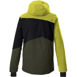 KILLTEC Herren Skijacke Funktionsjacke mit Kapuze und Schneefang KSW 306 MN SKI Jckt wasserdicht, Winddicht, atmungsaktiv 00794-dunkeloliv L