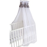 roba Babybett Himmel, hellgrau, aus 16% Baumwolle, 84% PES, 160 x 250 x 0,5