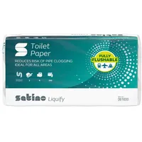 Satino by WEPA Toilettenpapier liquify - schnell auflösend - perfekt für Camping, Outdoor, Reisen (8-St)