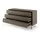 SalesFever Bolton Design Sideboard 120 x 70 x 40 cm Grau / Gold