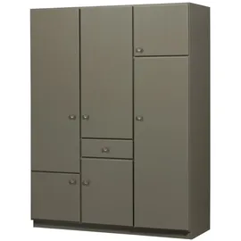 Woood Kleiderschrank Alfie 160 x 210 x 60 cm Grün