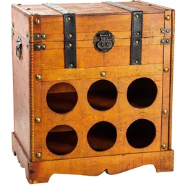 Hti-Living Weinregal 39 x 28 x 44 cm Rotbraun