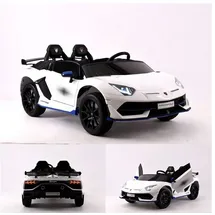 ES-Toys Lamborghini Aventador SVJ Xago Elektro-Kinderauto weiß (12 V)